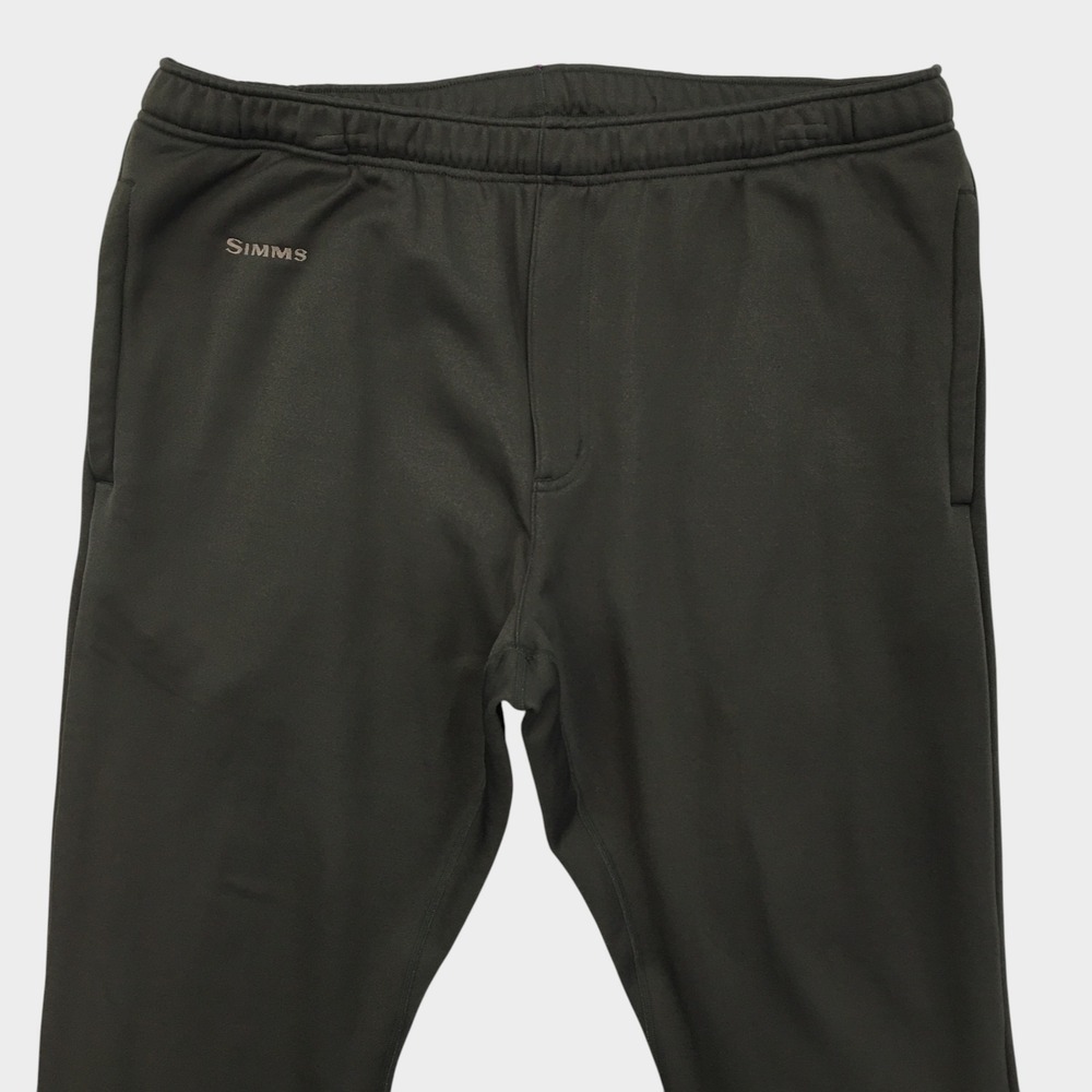 Simms Fishing Products Mens Fleece Lined Jogger Pants Gray Large Fishing Outdoor